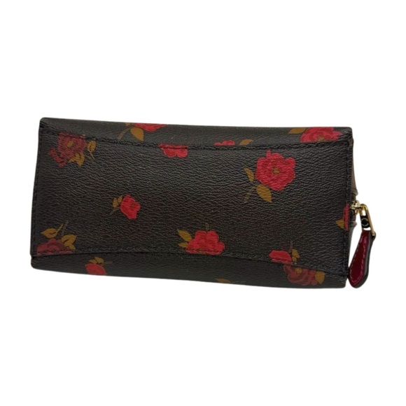 Coach 2018 NWOT Floral Rose Print Zip Cosmetic Pouch Clutch F55637 - Picture 4 of 12